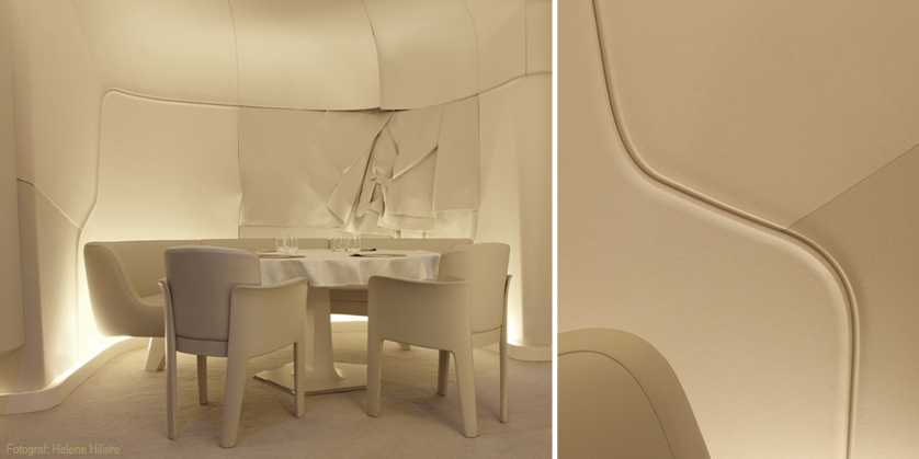 Norsk tekstildesign på ”Le Sur Mesur”, Hotel Mandarin Oriental i Paris